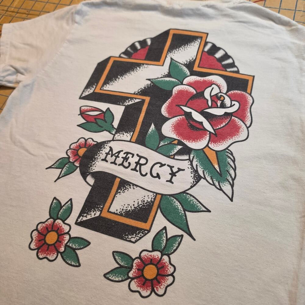 Bobby Karate Gildan Graphic T-Shirt White Small American Traditional